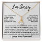 I'm Sorry - No Excuses