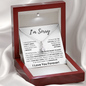 I'm Sorry - Forgive Me