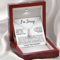 I'm Sorry - No Excuses