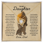 To My Daughter - Always Be Proud - Love Knot Necklace