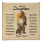 To My Daughter - Always Be Proud - Love Knot Necklace