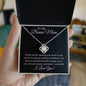To My Bonus Mom Love Knot Necklace