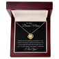To My Bonus Mom Love Knot Necklace