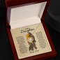 To My Daughter - Always Be Proud - Love Knot Necklace