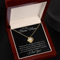 To My Bonus Mom Love Knot Necklace