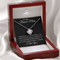To My Bonus Mom Love Knot Necklace