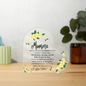 Gift for Mom "You're My Queen" Heart Acrylic Plaque