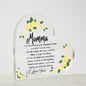 Gift for Mom "You're My Queen" Heart Acrylic Plaque