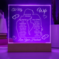 To My Wife - Acrylic Plaque