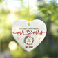 Mr & Mrs 2025 Ornament – Our First Christmas Together