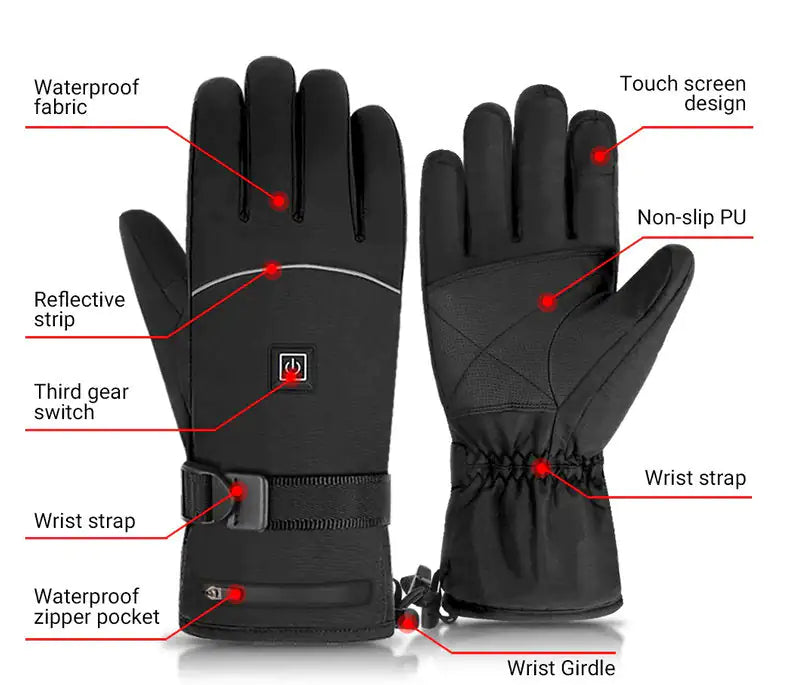 Ultimate Heated Snow Gloves