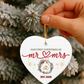 Mr & Mrs 2025 Ornament – Our First Christmas Together